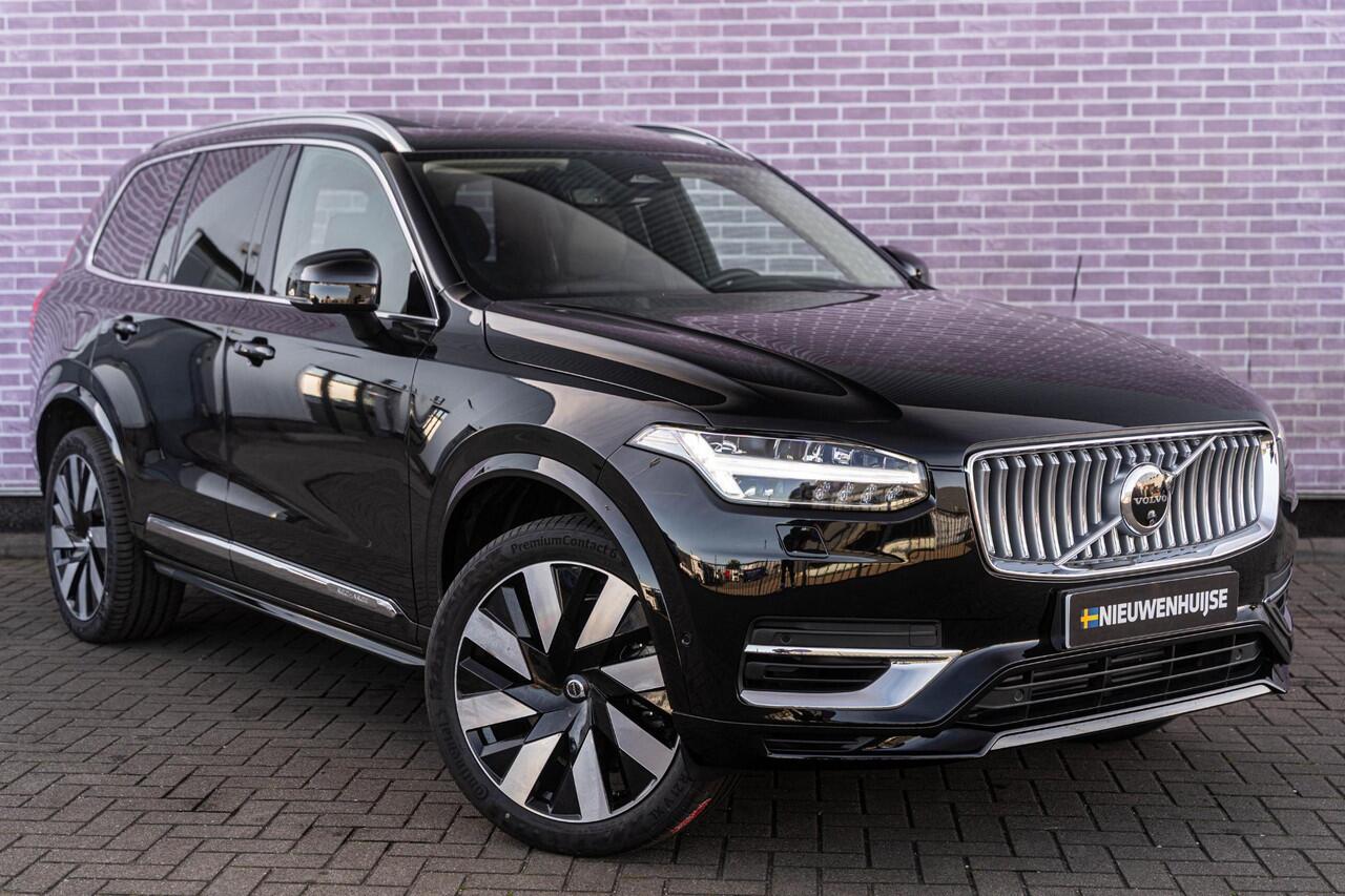 Volvo XC90 T8 Recharge AWD Ultimate Bright | 7-Zits | Longe Range | Google | Schuif-/Kanteldak | Head-Up Display | 360 Camera | Keyless | Getint Glas | Adaptieve Cruise | DAB | Stoel-/Stuurverwarming | Harman Kardon Audio | 21" LM
