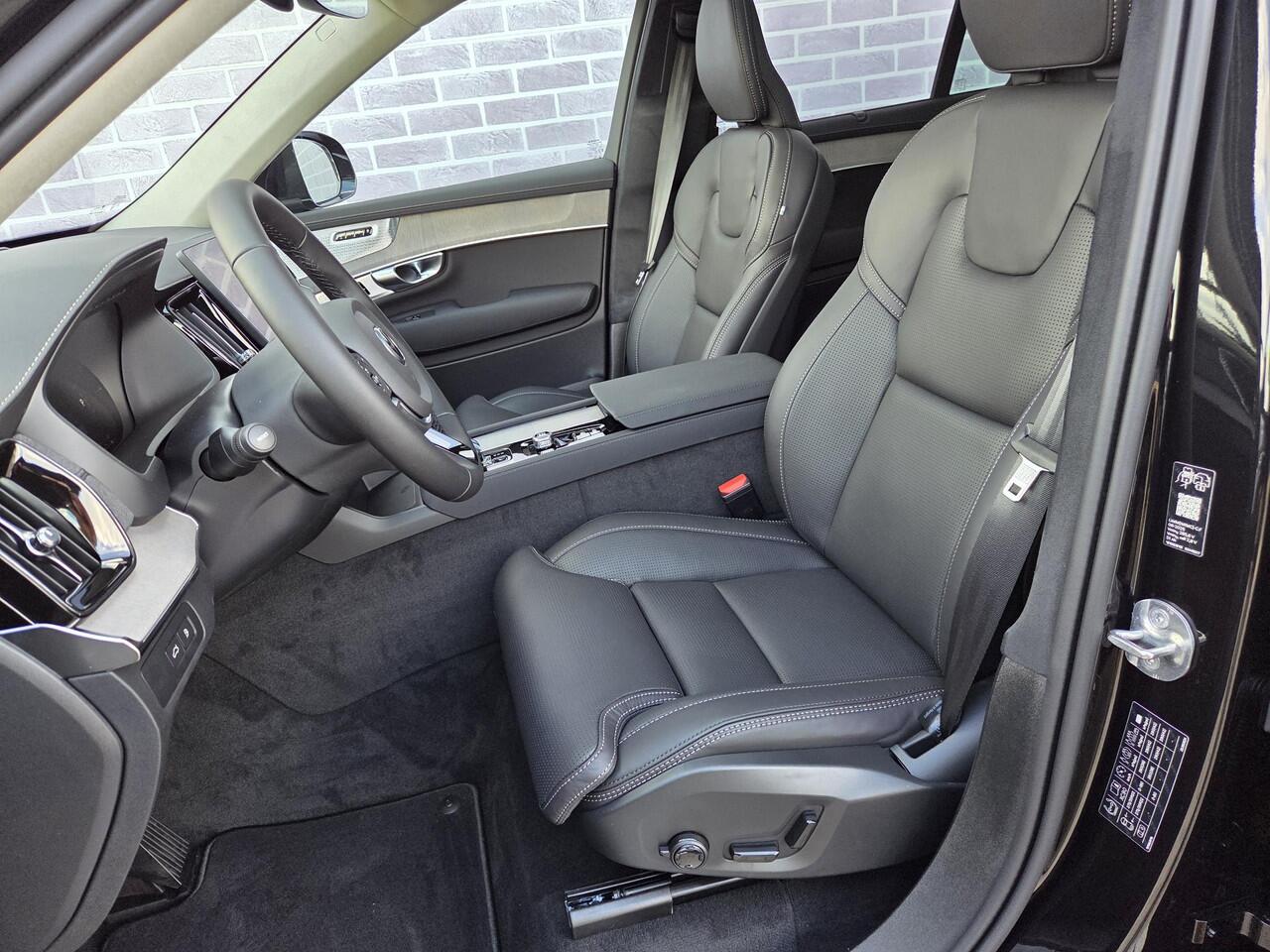 Volvo XC90 T8 Plug-in hybrid AWD Ultra Bright | Trekhaak | Nappa leder met massage | Actieve luchtvering | Bowers & Wilkins | 22" 7-Dubbel Spaaks | Extra getint glas