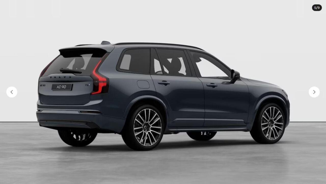 Volvo XC90 T8 Plug-in hybrid Ultra Black Edition | Luchtvering | Bowers & Wilkins | Massage+Ventilatie | Gelamineerd Glas | Trekhaak | 22 Inch