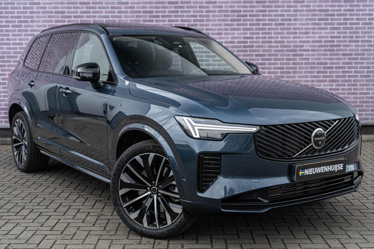 Volvo XC90 T8 Plug-in hybrid AWD Ultra Dark | 7-Zits | Google | Long Range | Luchtvering | Gelamineerde Zijruiten | 360 Camera | BLIS | LED Matrix Koplampen | Adaptive Cruise Control | Dodehoekdetectie | Harman Kardon Audio | Elek. Achterklep