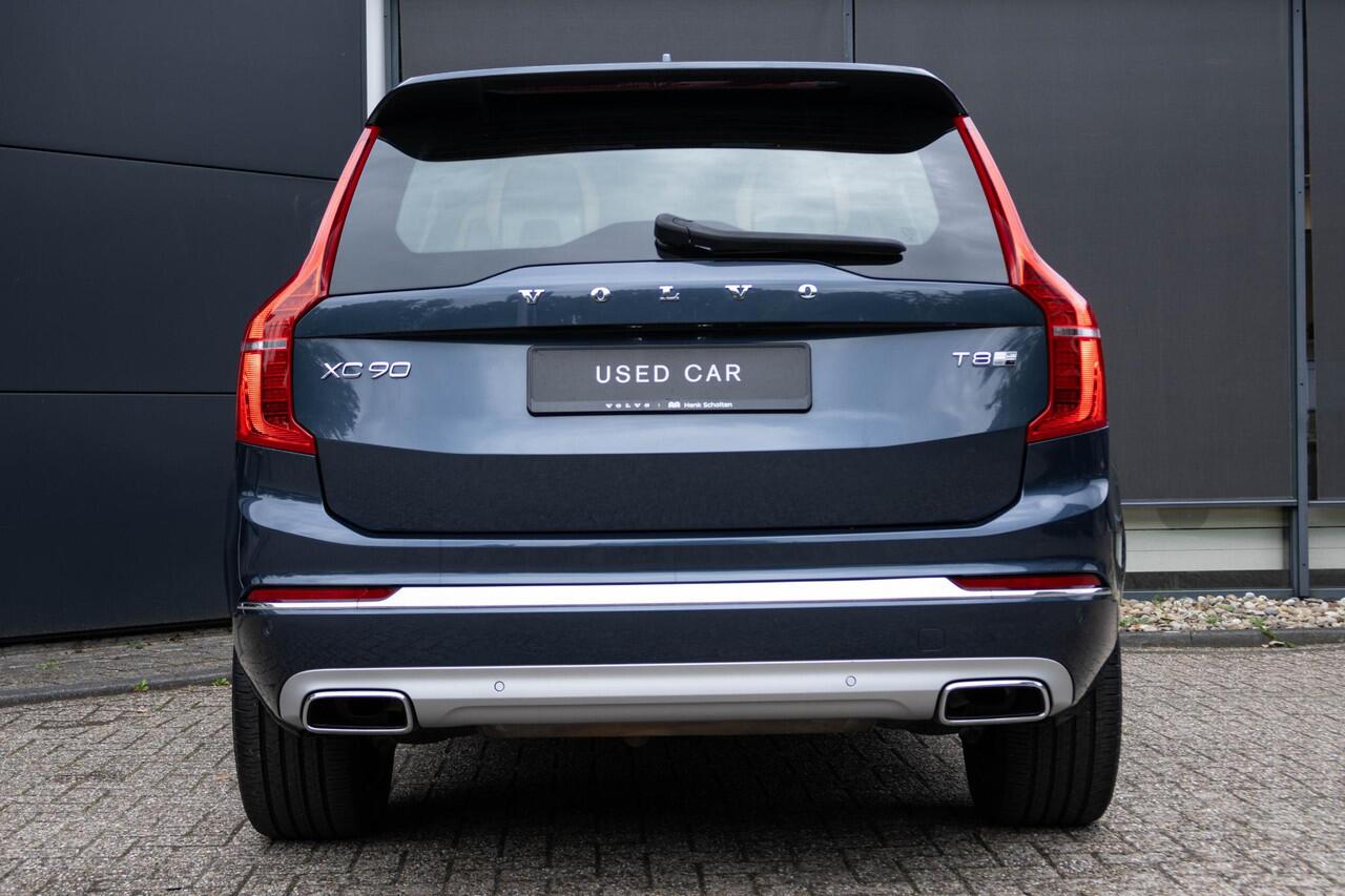 Volvo XC90 T8 Twin Engine AWD Inscription Intro Edition | Verwarmbare voorstoelen | Verwarmbaar stuurwiel | Verwarmbare achterbank | Premium audio | Panoramadak | Rondom zichtcamera | 20 inch Lichtmetalen velgen