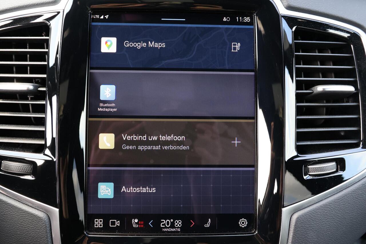 Volvo XC90 T8 Recharge AWD Ultimate Dark - Luchtvering - Panorama/schuifdak - IntelliSafe Assist & Surround - 360º Camera - Adaptieve LED koplampen - Verwarmde voorstoelen, stuur & achterbank - Parkeersensoren voor & achter - Elektr. bedienb. voorstoelen met geheug