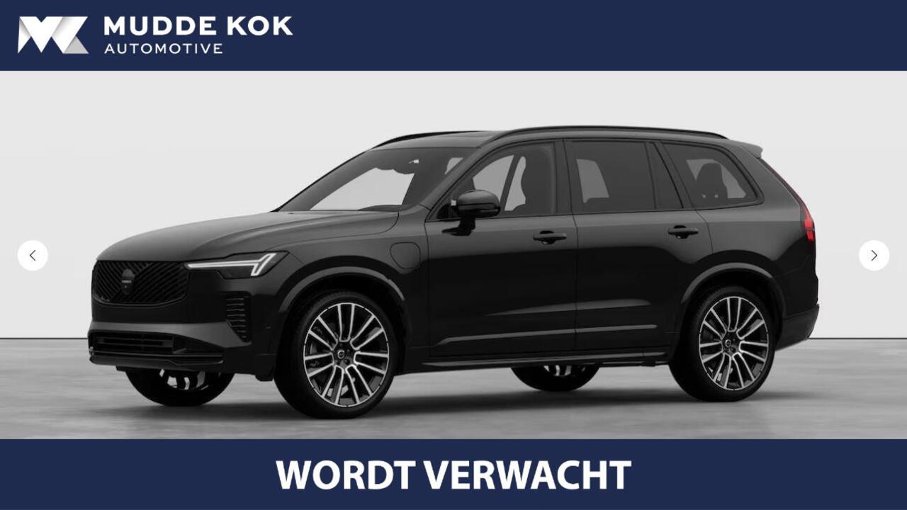 Volvo XC90 T8 Plug-in hybrid Ultra Black Ed. Exec. | Luchtvering | Bowers & Wilkins | Massage+Ventilatie | Gelamineerd Glas | Trekhaak | 22 Inch