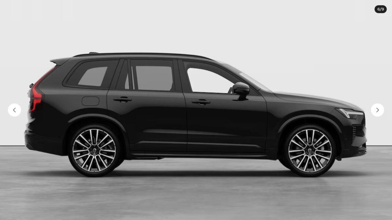 Volvo XC90 T8 Plug-in hybrid Ultra Black Ed. Exec. | Luchtvering | Bowers & Wilkins | Massage+Ventilatie | Gelamineerd Glas | Trekhaak | 22 Inch