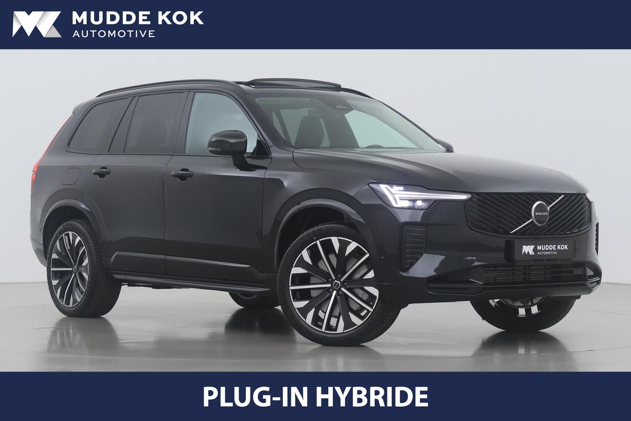 Volvo XC90 T8 Plug-in hybrid Ultra Dark | FACELIFT | Luchtvering | Massage+Ventilatie | Head-Up | 360° Camera
