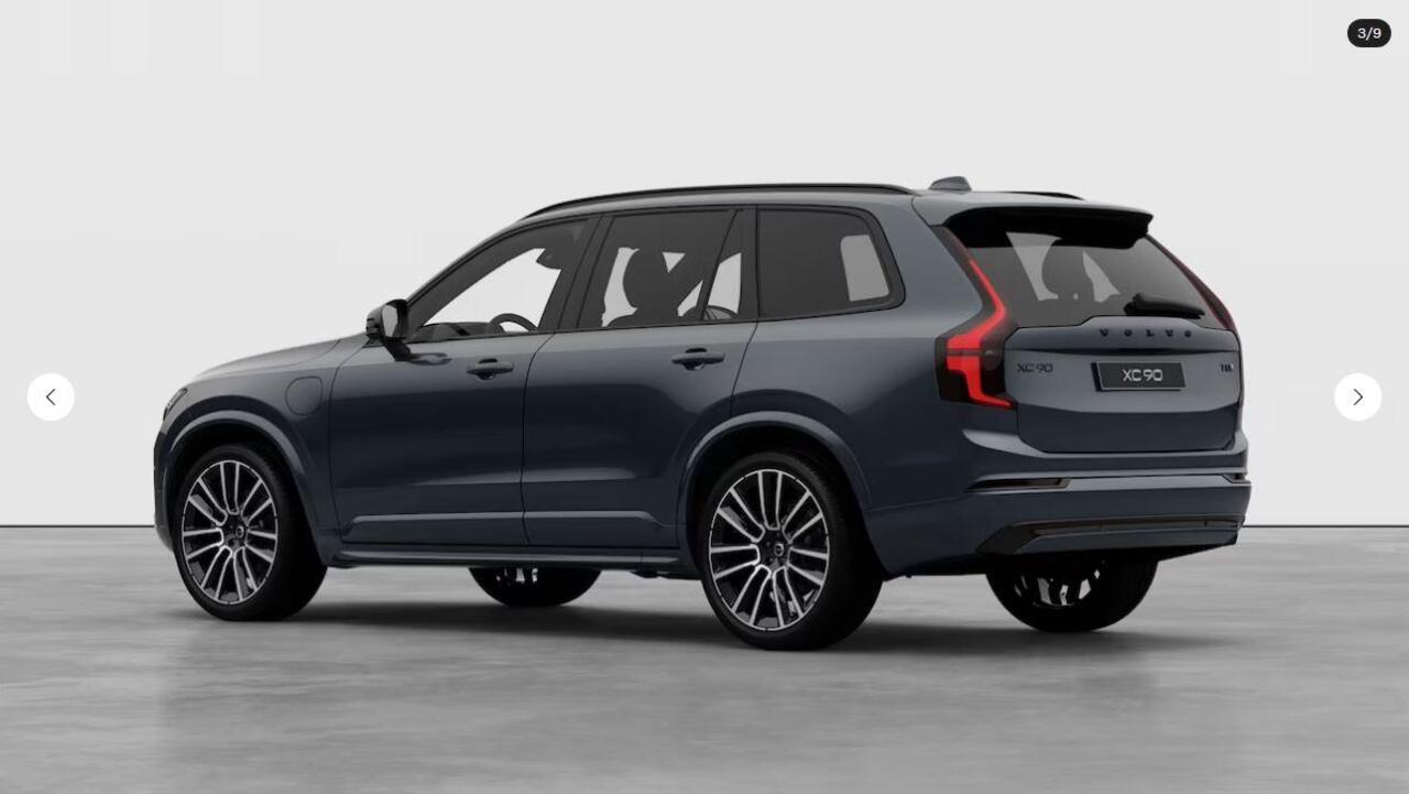 Volvo XC90 T8 Plug-in hybrid Ultra Black Edition | Luchtvering | Bowers & Wilkins | Massage+Ventilatie | Gelamineerd Glas | Trekhaak | 22 Inch