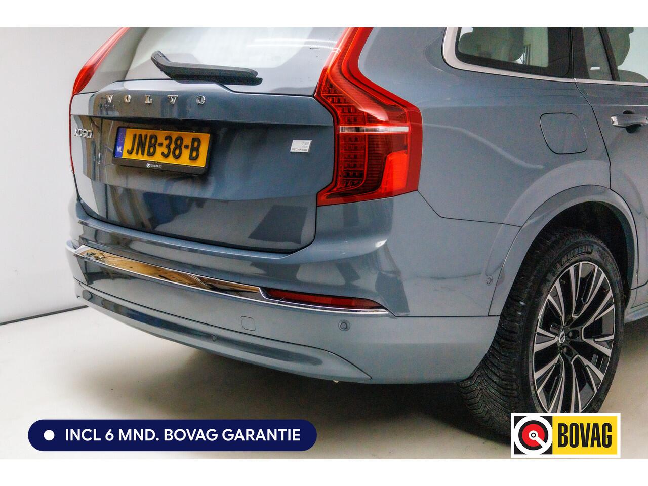 Volvo XC90 2.0 T8 Recharge AWD Ultimate Bright 456 PK Long range | 7 persoons! | Pano | Leer | Headup | All-season Harman Kardon, Stoel-, stuur- & achterbankverw, Elec. voorstoelen met geheugen, Pilot assist, 360 Camera