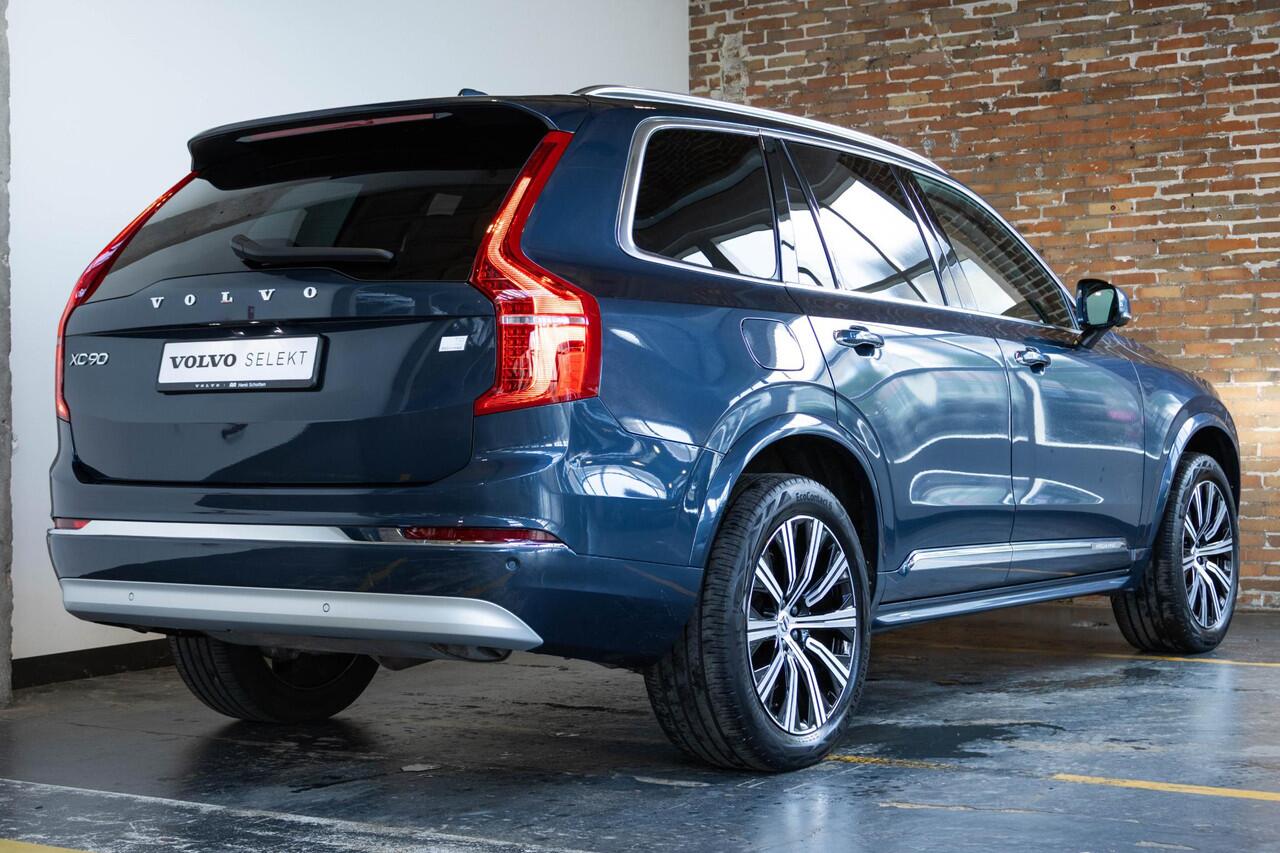 Volvo XC90 T8 Recharge AWD Inscription | Panoramadak met schuif-/kantelfunctie| Semi elektrische trekhaak | Verwarmbare voorstoelen | Verwarmbaar stuurwiel | Premium audio by Harman Kardon | Rondom zichtcamera | Standkachel | Adaptieve cruise control | 20 inch Lich