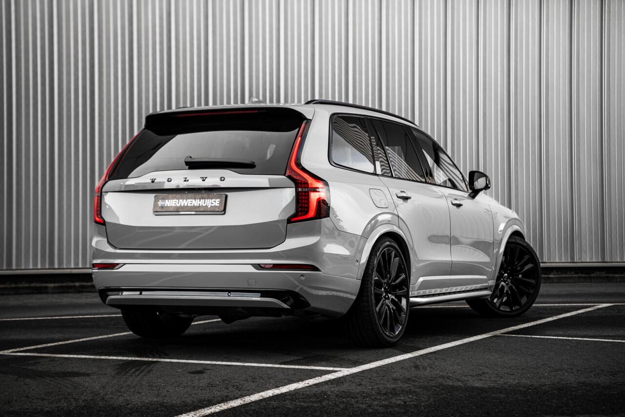 Volvo XC90 2.0 T8 Plug-in hybrid AWD Ultra Dark | Facelift | Black Edition | Trekhaak | Selected Level | Heico | Bowers & Wilkins | Gelamineerd Glas | Luchtvering | 22" Velgen |