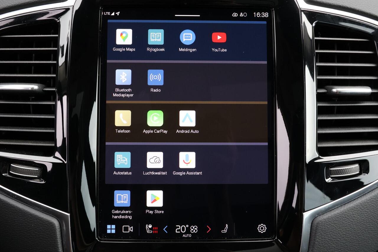 Volvo XC90 T8 Recharge AWD Ultra Bright - Panorama/schuifdak - IntelliSafe Assist & Surround - Harman/Kardon audio - Adaptieve LED koplampen - Parkeercamera achter - Verwarmde voorstoelen, stuur & achterbank - Parkeersensoren voor & achter - Elektr. bedienb. voorsto