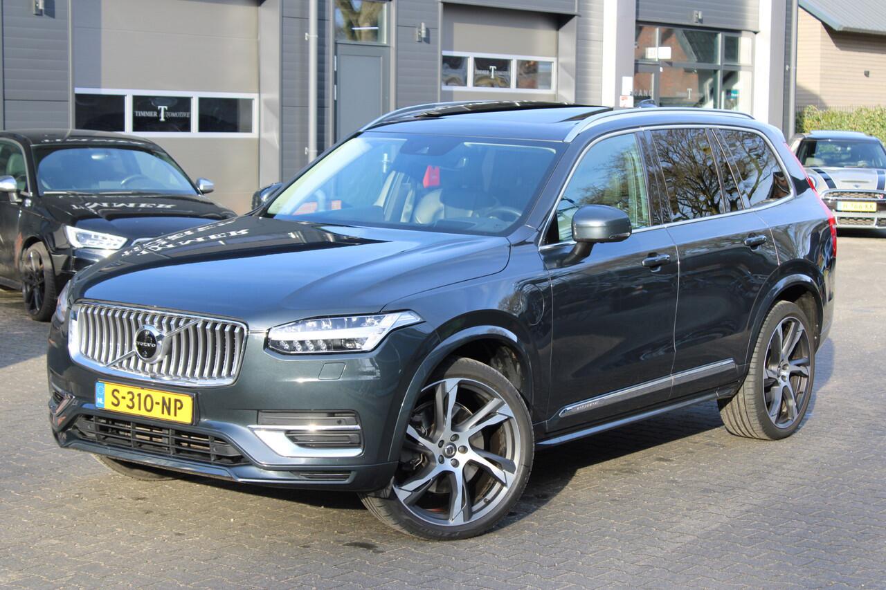 Volvo XC90 2.0 T8 Twin Engine AWD 7 persoons - 22 Inch - Luchtvering - Panoramadak - Comfortzetels - Harman Kardon - Dealer onderhouden - Head up - Topview camera - Adaptieve Cruise Control - Trekhaak