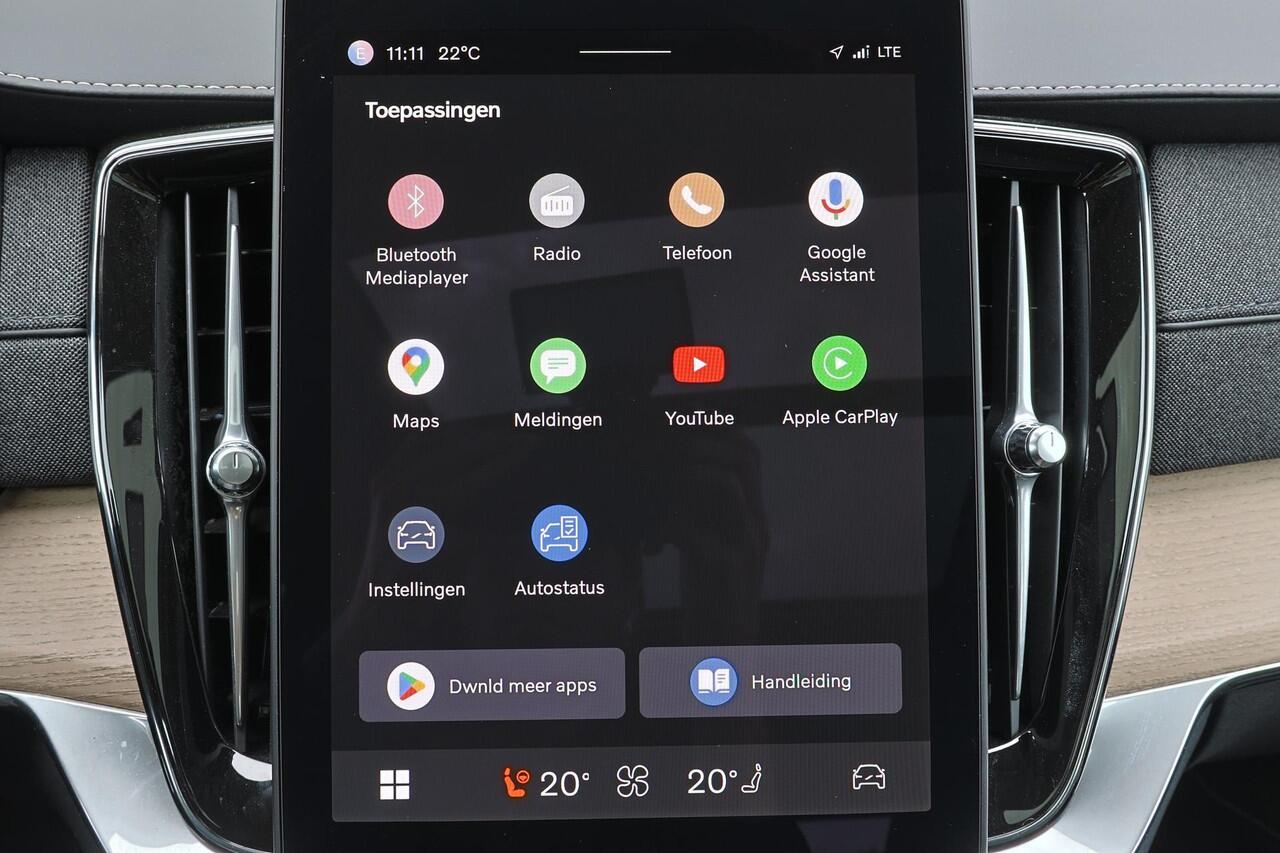 Volvo XC90 T8 Recharge AWD Plus Dark - Panorama/schuifdak - IntelliSafe Assist & Surround - 360º Camera - Harman/Kardon audio - Verwarmde voorstoelen, stuur & achterbank - Parkeersensoren voor & achter - Elektr. bedienb. voorstoelen met geheugen - Draadloze tel. lad