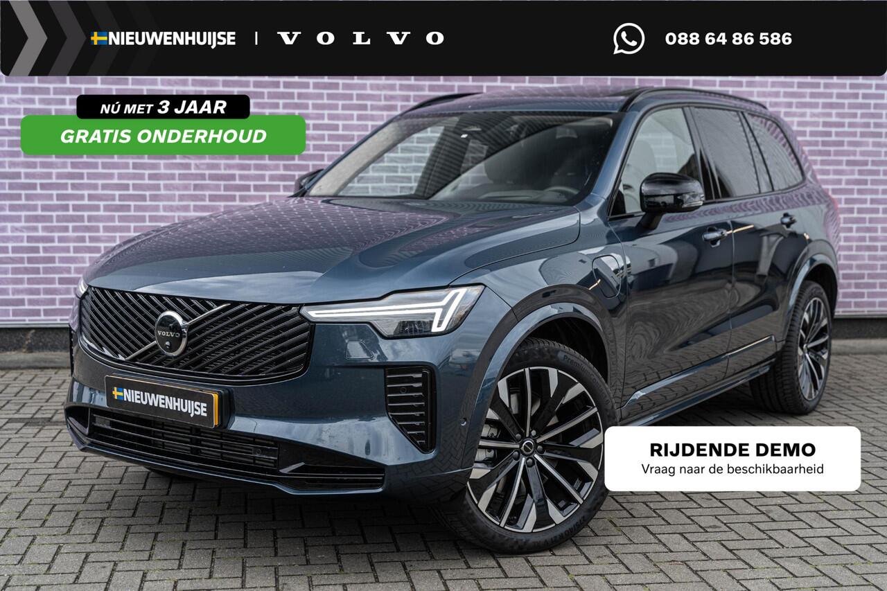 Volvo XC90 T8 Plug-in hybrid AWD Ultra Dark | 7-Zits | Google | Longe Range | Luchtvering | Gelamineerde Zijruiten | 360 Camera | BLIS | LED Matrix Koplampen | Adaptive Cruise Control | Dodehoekdetectie | Harman Kardon Audio | Elek. Achterklep