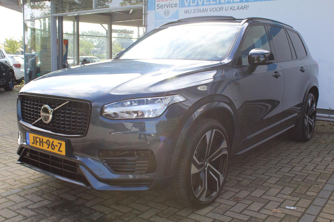 Volvo XC90 2.0 T8 Recharge AWD Ultra Dark | Incl. 12 maanden Garantie | Panorama dak | Massage stoelen | Stoel & Stuur verwarming | Stoelventilatie | Elektrisch verstelbare stoelen met memory | Stoelverwarming achter | 360* Camera | Elektrische kofferklep | Bower & 
