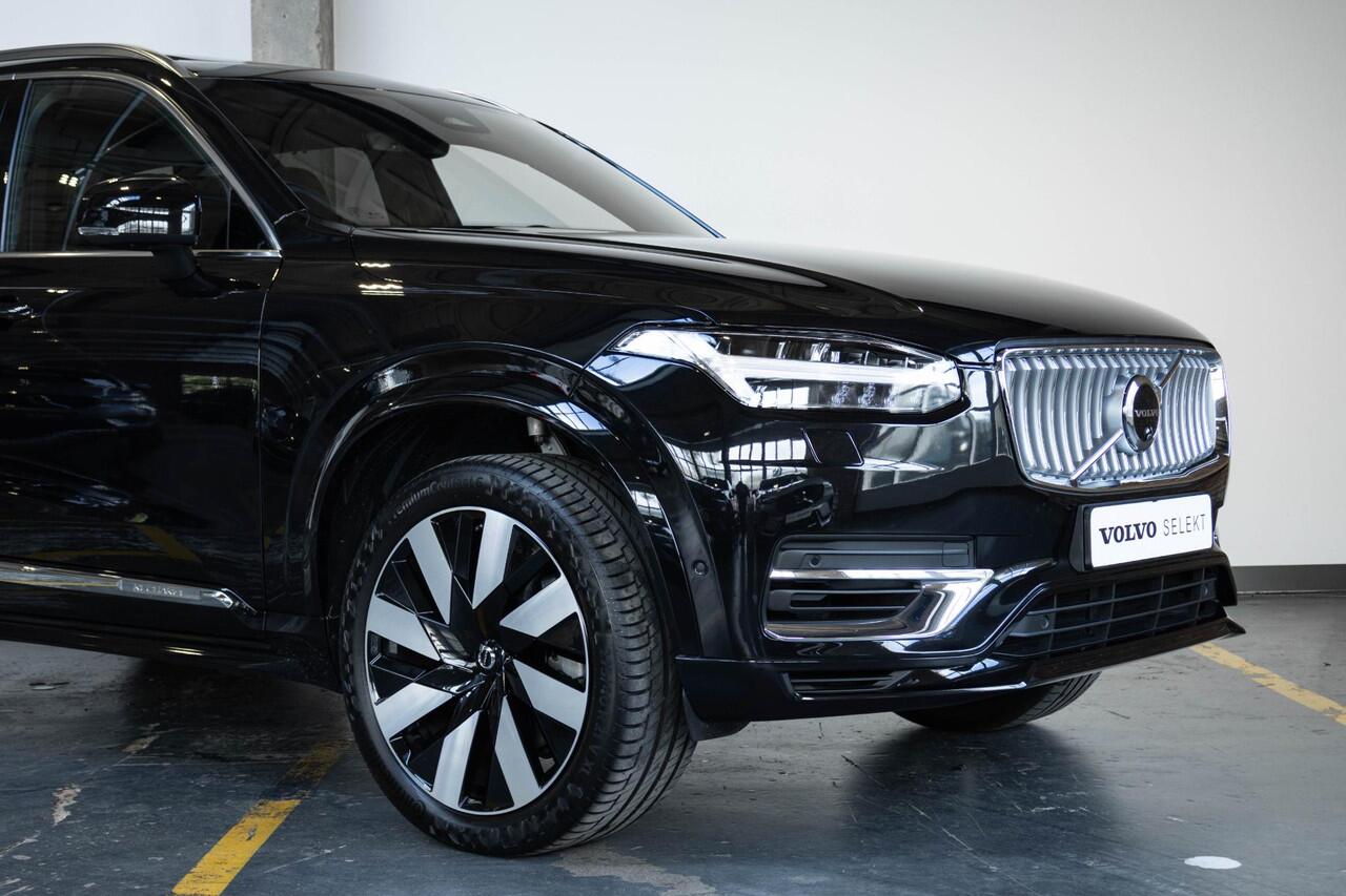 Volvo XC90 T8 Plug-in hybrid AWD Ultra Bright | Verwarmbare voorstoelen | Verwarmbaar stuurwiel | Verwarmbare achterbank | Premium audio by Bowers & Wilkins | Panoramadak | Luchtvering | Rondom zichtcamera | 21 inch Lichtmetalen velgen