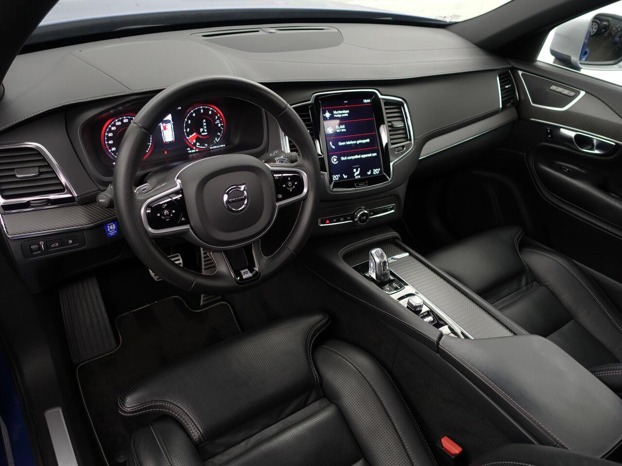 Volvo XC90 2.0 T8 Twin Engine AWD R-Design- 7 Pers, Carbon Afwerking, Panoramadak, 360 Camera, Carplay, Android Auto