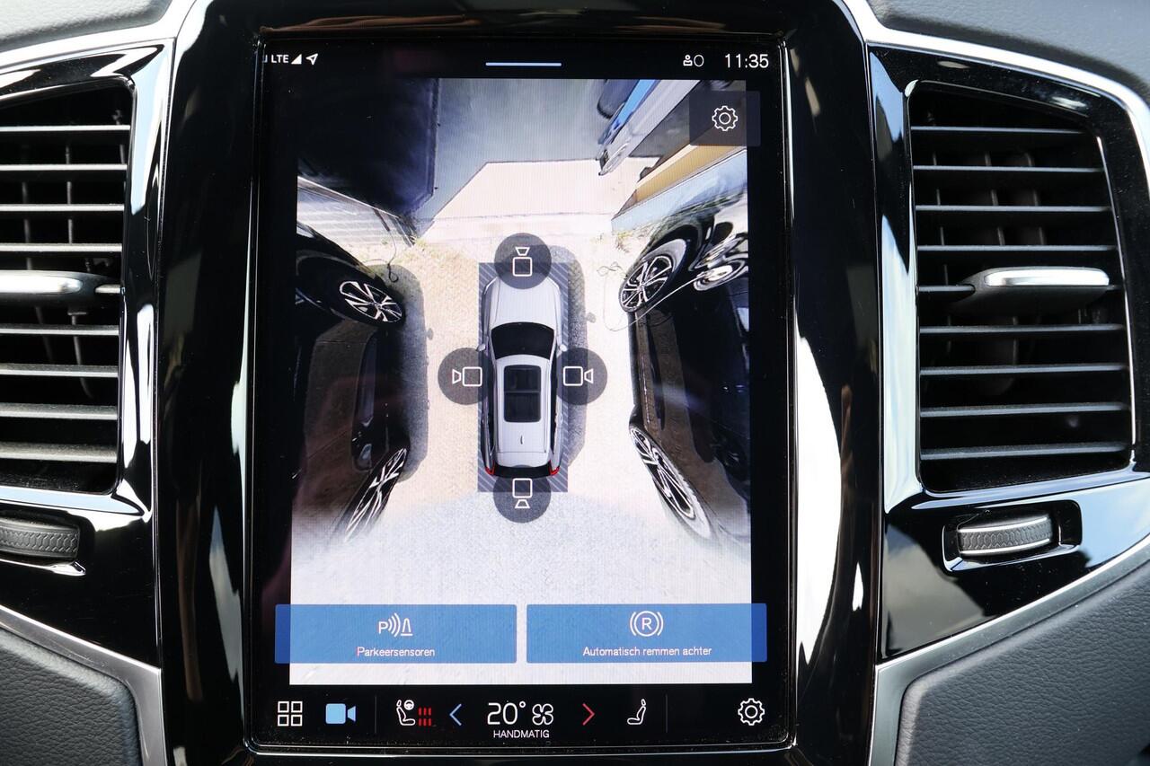 Volvo XC90 T8 Recharge AWD Ultimate Dark - Luchtvering - Panorama/schuifdak - IntelliSafe Assist & Surround - 360º Camera - Adaptieve LED koplampen - Verwarmde voorstoelen, stuur & achterbank - Parkeersensoren voor & achter - Elektr. bedienb. voorstoelen met geheug