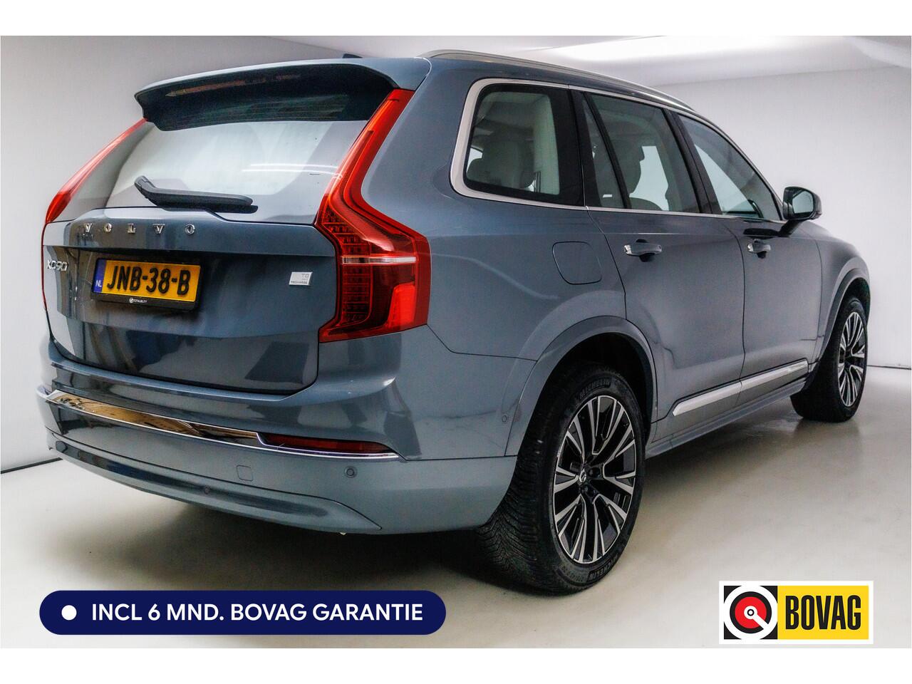 Volvo XC90 2.0 T8 Recharge AWD Ultimate Bright 456 PK Long range | 7 persoons! | Pano | Leer | Headup | All-season Harman Kardon, Stoel-, stuur- & achterbankverw, Elec. voorstoelen met geheugen, Pilot assist, 360 Camera