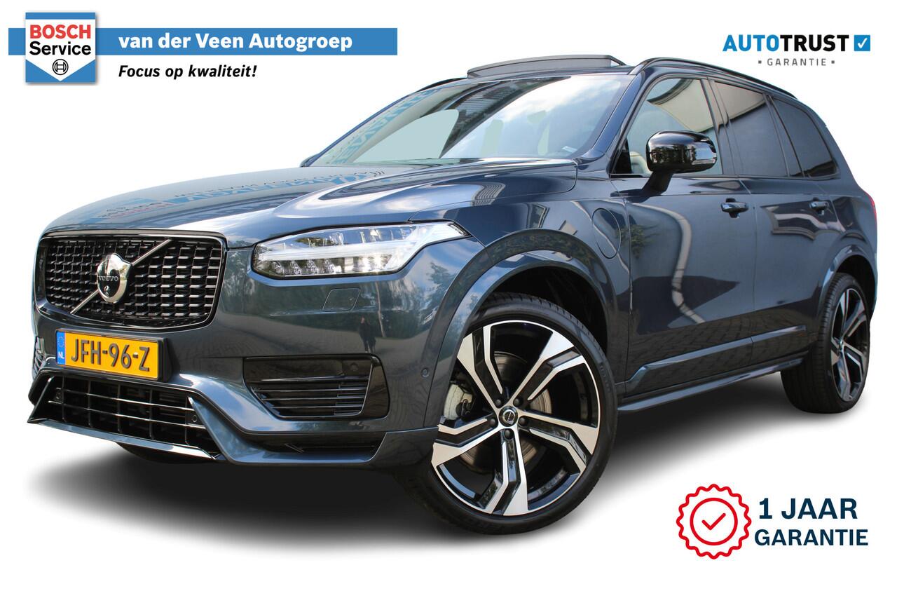 Volvo XC90 2.0 T8 Recharge AWD Ultra Dark | Incl. 12 maanden Garantie | Panorama dak | Massage stoelen | Stoel & Stuur verwarming | Stoelventilatie | Elektrisch verstelbare stoelen met memory | Stoelverwarming achter | 360* Camera | Elektrische kofferklep | Bower & 