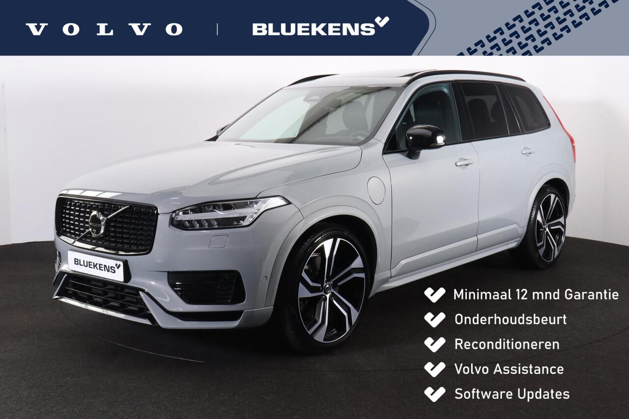 Volvo XC90 T8 Recharge AWD Ultimate Dark - Luchtvering - Panorama/schuifdak - IntelliSafe Assist & Surround - 360º Camera - Adaptieve LED koplampen - Verwarmde voorstoelen, stuur & achterbank - Parkeersensoren voor & achter - Elektr. bedienb. voorstoelen met geheug