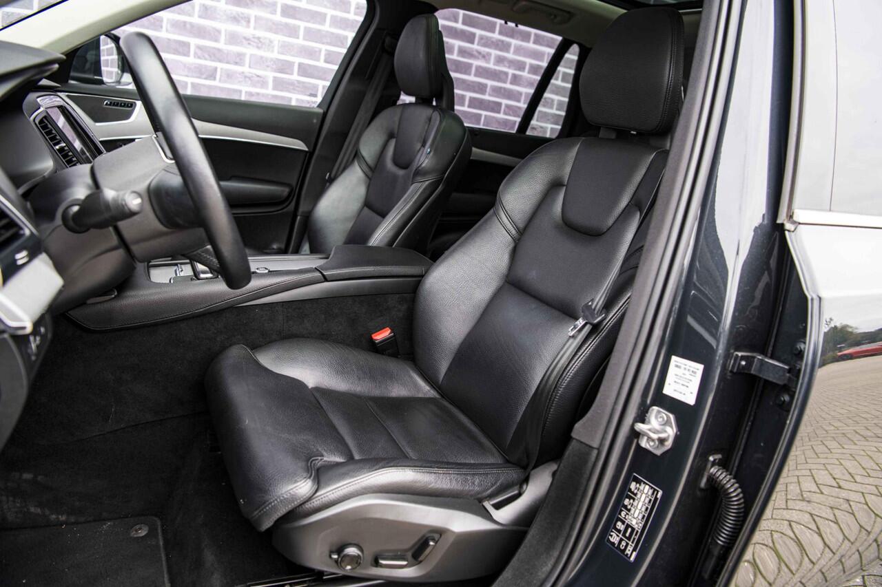 Volvo XC90 2.0 T8 Recharge AWD Inscription | Panoramadak | Adaptive cruise control | Lederen bekleding | Elektrische stoelverstelling | 21" velgen | Comfortstoelen | Stoel- en stuurwielverwarming |