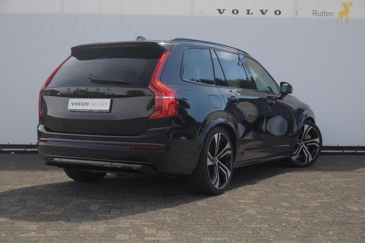 Volvo XC90 T8 455PK Recharge AWD Ultra Dark Long range / Luchtvering / Polestar Tuning / HEICO verlaging / Trekhaak / Head-up display / Stoelverwarming en ventilatie / Massagestoelen / Memory seats / Adaptive cruise control / 360 Camera /