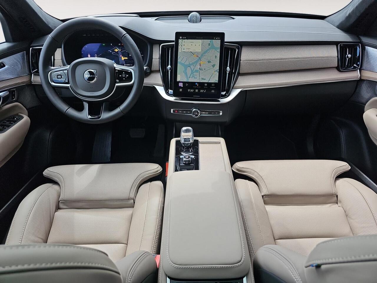 Volvo XC90 2.0 T8 Plug-in hybrid AWD Ultra Dark | Mulberry Red | Luchtvering | Bowers & Wilkins Audio | Massagefunctie voorstoelen |