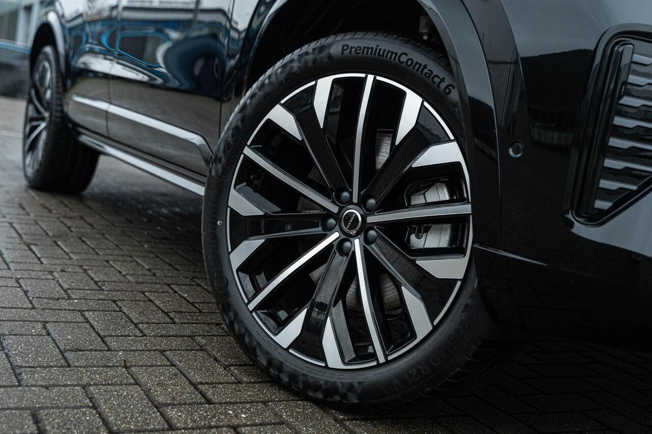 Volvo XC90 T8 Plug-in hybrid AWD Ultra Dark | 7 zits | Adaptieve Cruise Control | Panoramadak | Nappa Lederen Bekleding | Stoelmassage | Harman Kardon Audio | 21" Velgen | Stoel-/Stuurverwarming |