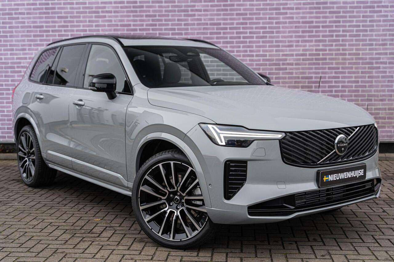 Volvo XC90 T8 Plug-in hybrid AWD Ultra Dark | 7-Zits | Google | Longe Range | Luchtvering | Bowers & Wilkins Audio | Nappa Leder | Head-up Display | Standkachel | Getint Glas | Schuif-/Kanteldak | 22" LM
