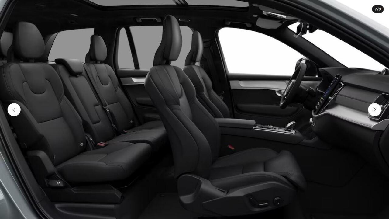 Volvo XC90 T8 Plug-in hybrid Ultra Black Ed. Exec. | Luchtvering | Bowers & Wilkins | Massage+Ventilatie | Gelamineerd Glas | Trekhaak | 22 Inch