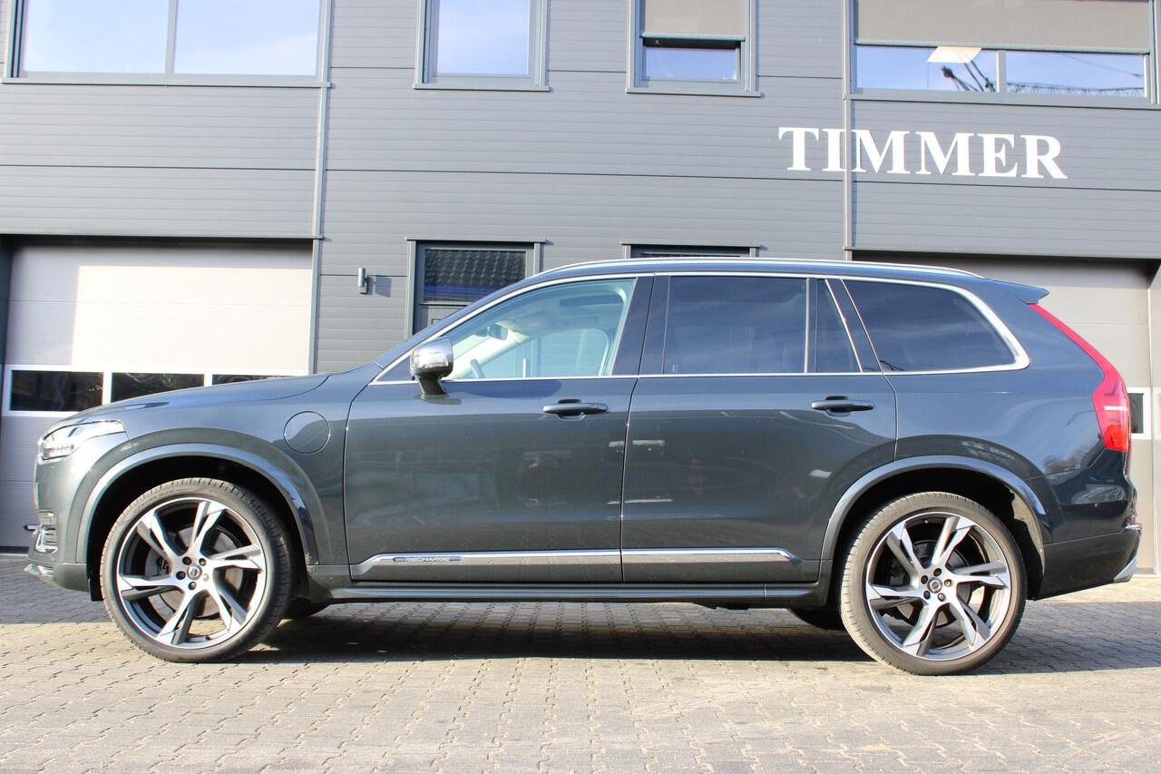 Volvo XC90 2.0 T8 Twin Engine AWD 7 persoons - 22 Inch - Luchtvering - Panoramadak - Comfortzetels - Harman Kardon - Dealer onderhouden - Head up - Topview camera - Adaptieve Cruise Control - Trekhaak