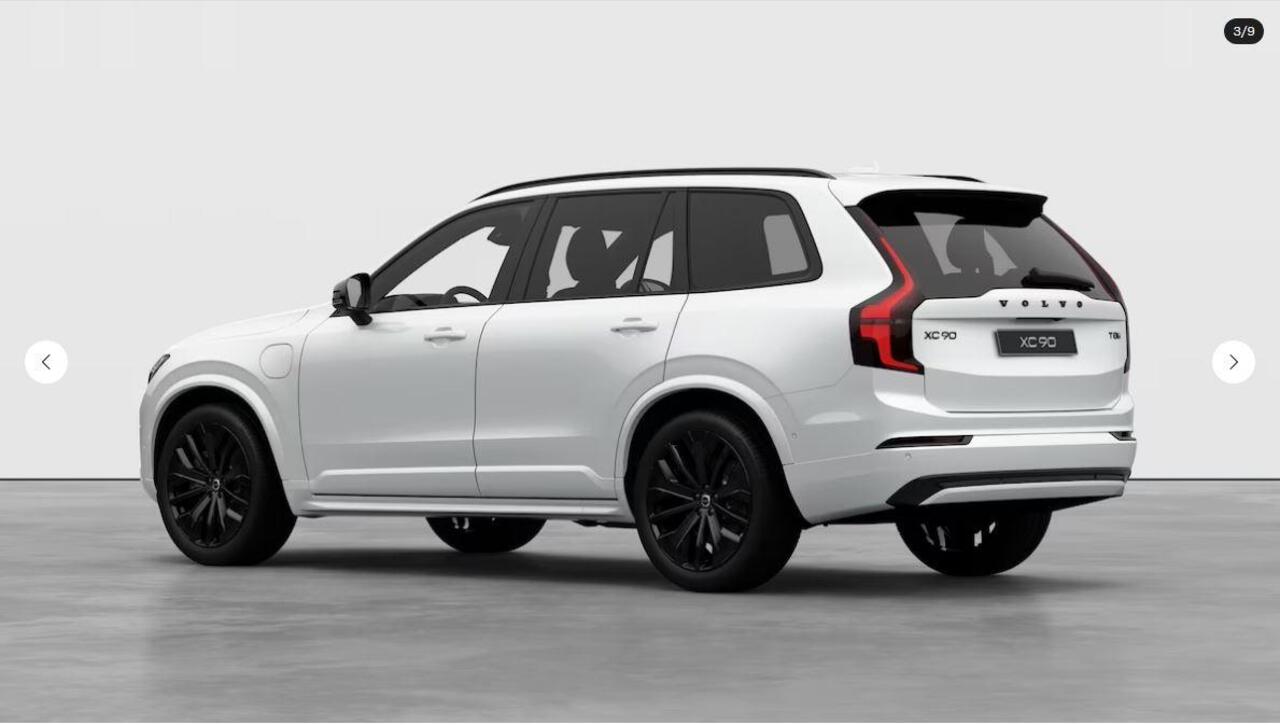 Volvo XC90 T8 Plug-in hybrid Ultra Black Edition | Luchtvering | Bowers & Wilkins | Massage+Ventilatie | Gelamineerd Glas | Trekhaak | 21 Inch