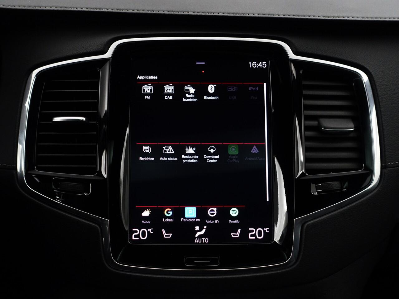 Volvo XC90 2.0 T8 Twin Engine AWD R-Design- 7 Pers, Carbon Afwerking, Panoramadak, 360 Camera, Carplay, Android Auto