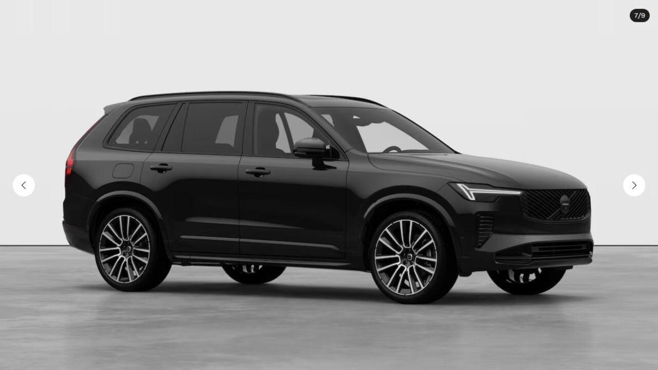Volvo XC90 T8 Plug-in hybrid Ultra Black Ed. Exec. | Luchtvering | Bowers & Wilkins | Massage+Ventilatie | Gelamineerd Glas | Trekhaak | 22 Inch