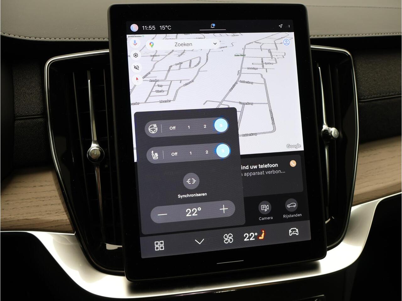 Volvo XC90 T8 455PK Plug-in hybrid AWD Ultra Bright / Facelift / Trekhaak / Luchtvering / Matrix LED / Head Up / Nubuck Hemel / Panoramisch Dak / 360gr Camera /