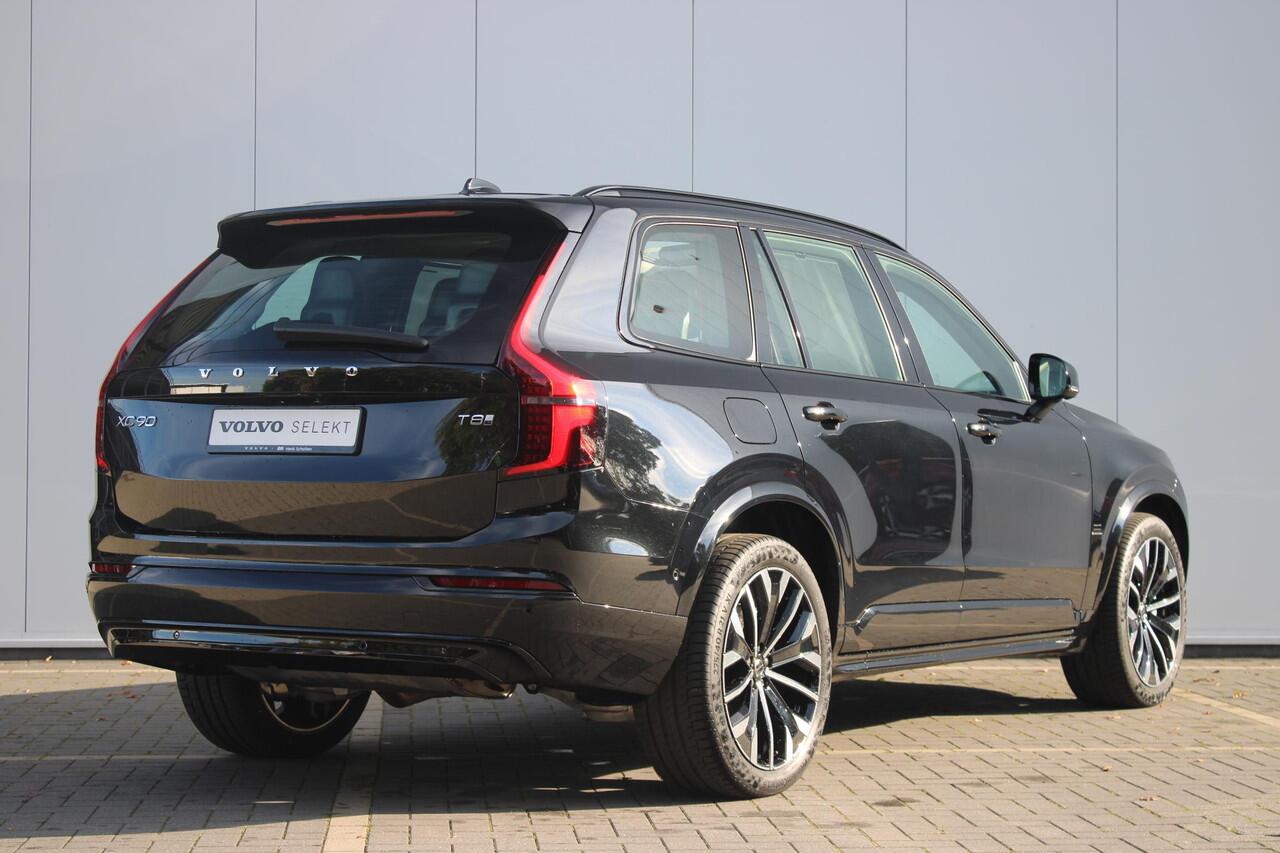 Volvo XC90 T8 445PK Plug-in hybrid AWD Ultra Dark | Luchtvering | Gelamineerde zijruiten | Bowers & Wilkins High End Audio | Massagefunctie voorstoelen | Semi Elektr Trekhaak |