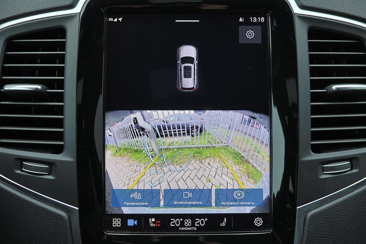 Volvo XC90 T8 Recharge AWD Core Bright - IntelliSafe Assist & Surround - Verwarmde voorstoelen, stuur & achterbank - Parkeersensoren voor & achter - Draadloze tel. lader - High Performance audio- Extra getint glas - 19' LMV