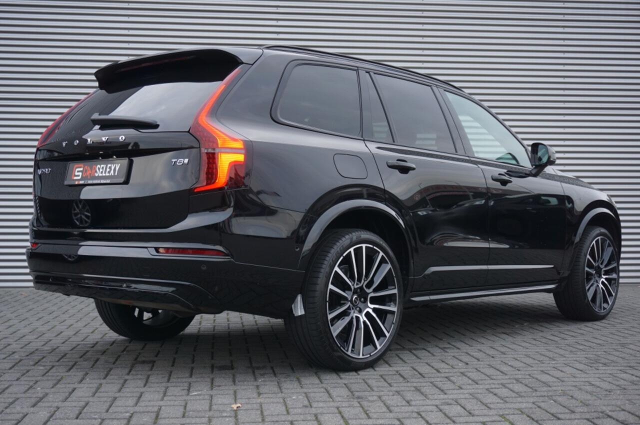 Volvo XC90 455PK T8 PHEV Ultra Dark FACELIFT | LEDER | TREKHAAK EL. WEGKL.