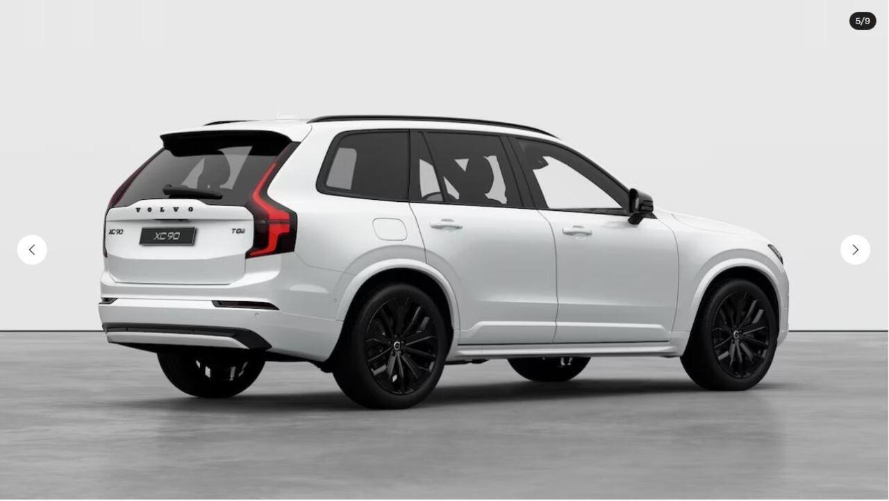 Volvo XC90 T8 Plug-in hybrid Ultra Black Edition | Luchtvering | Bowers & Wilkins | Massage+Ventilatie | Gelamineerd Glas | Trekhaak | 21 Inch