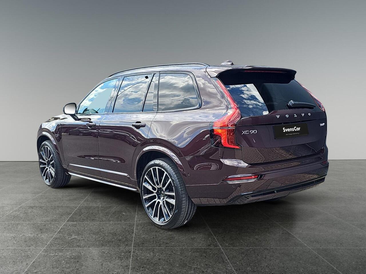 Volvo XC90 2.0 T8 Plug-in hybrid AWD Ultra Dark | Mulberry Red | Luchtvering | Bowers & Wilkins Audio | Massagefunctie voorstoelen |