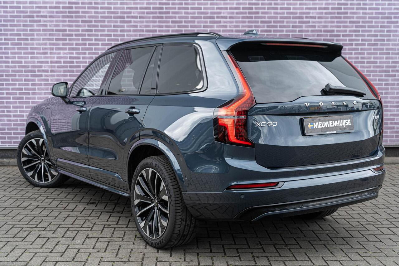 Volvo XC90 T8 Plug-in hybrid AWD Ultra Dark | 7-Zits | Google | Long Range | Luchtvering | Gelamineerde Zijruiten | 360 Camera | BLIS | LED Matrix Koplampen | Adaptive Cruise Control | Dodehoekdetectie | Harman Kardon Audio | Elek. Achterklep