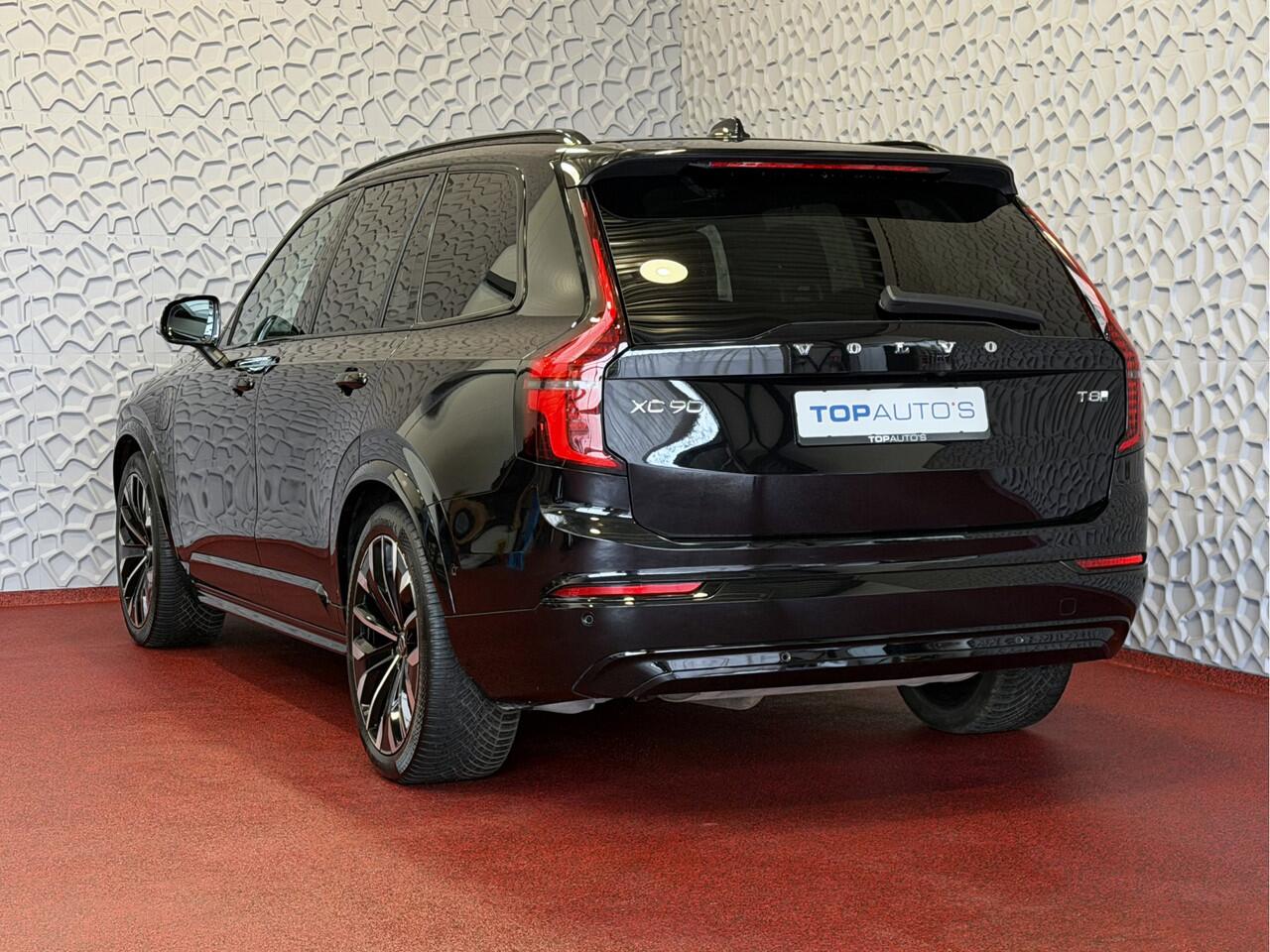 Volvo XC90 2.0 T8 456 PK PHEV AWD LUCHTVERING 7P ULTRA DARK SCHUIFDAK 21''LMV STOEL/STUUR.VERW HARMAN KARDON PANORAMA STANDKACHEL HEADUP ? Top Auto's Wijchen , Altijd een Ruim aanbod van Volvo's i BUSINESS / CORE / BRIGHT / DARK / ULTRA DARK / PLUS DARK / BLACK ED