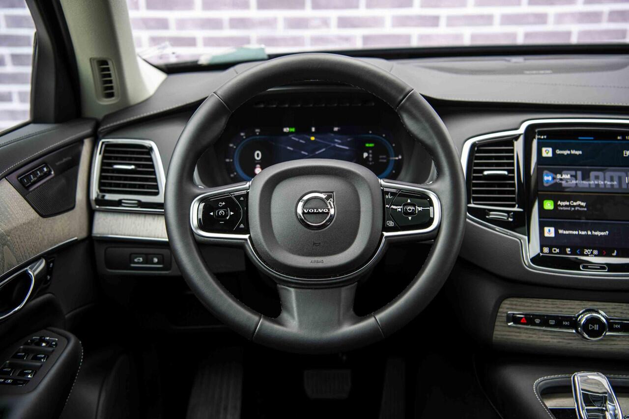 Volvo XC90 2.0 T8 Recharge AWD Bright | Panoramadak | Stoelventilatie | 360 Camera | Donker Glas | Luchtvering | Harman Kardon | 21" |