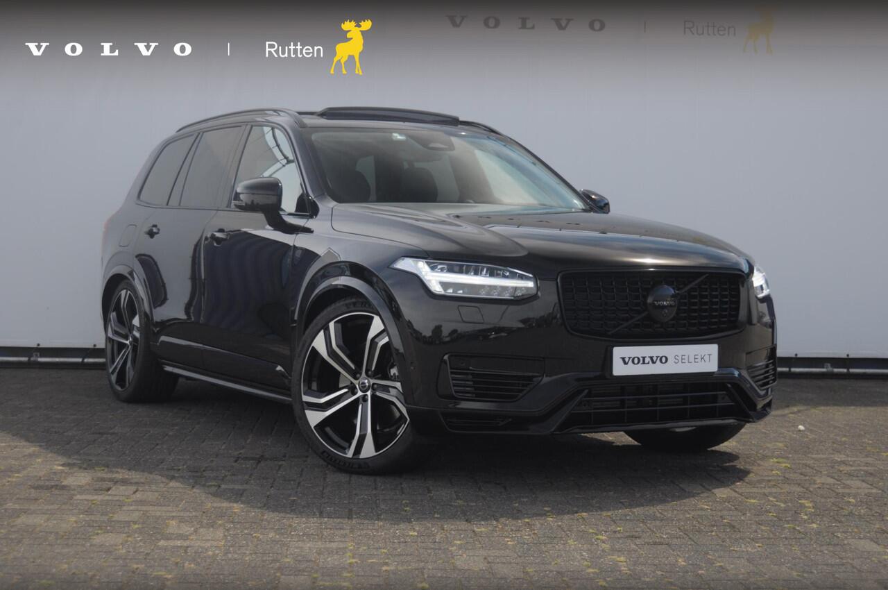 Volvo XC90 T8 455PK Recharge AWD Ultra Dark Long range / Luchtvering / Polestar Tuning / HEICO verlaging / Trekhaak / Head-up display / Stoelverwarming en ventilatie / Massagestoelen / Memory seats / Adaptive cruise control / 360 Camera /