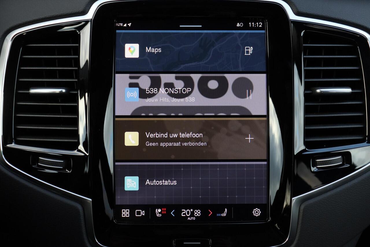 Volvo XC90 T8 Plug-in hybrid AWD Ultra Dark - Luchtvering - Panorama/schuifdak - IntelliSafe Assist & Surround - 360º Camera - Bowers & Wilkins audio - Nappaleder met stoelventilatie - Verwarmde voorstoelen, stuur & achterbank - Parkeersensoren voor & achter - Elekt