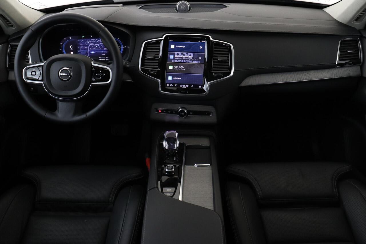 Volvo XC90 T8 PLUG-IN HYBRID AWD ULTRA DARK *FULL OPTIONS!* -PANO.DAK|BOWERS&WILKINS|TREKHAAK|LUCHTVERING|360°CAM|STANDKACHEL|GEVENT.LEDER+MASSAGE